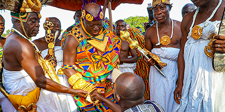 Asantehene meets his subjects