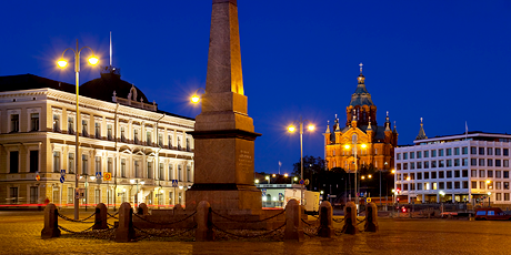 Market Square at night