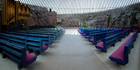 Temppeliaukio Church interior