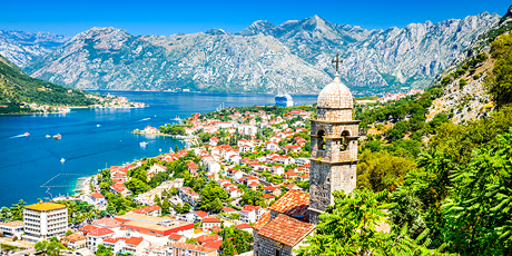 Panoramic view of Kotor