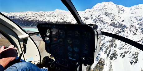 Helicopter flight over Franz Josef